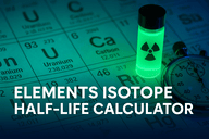 Elements Isotope Half-Life Calculator thumbnail